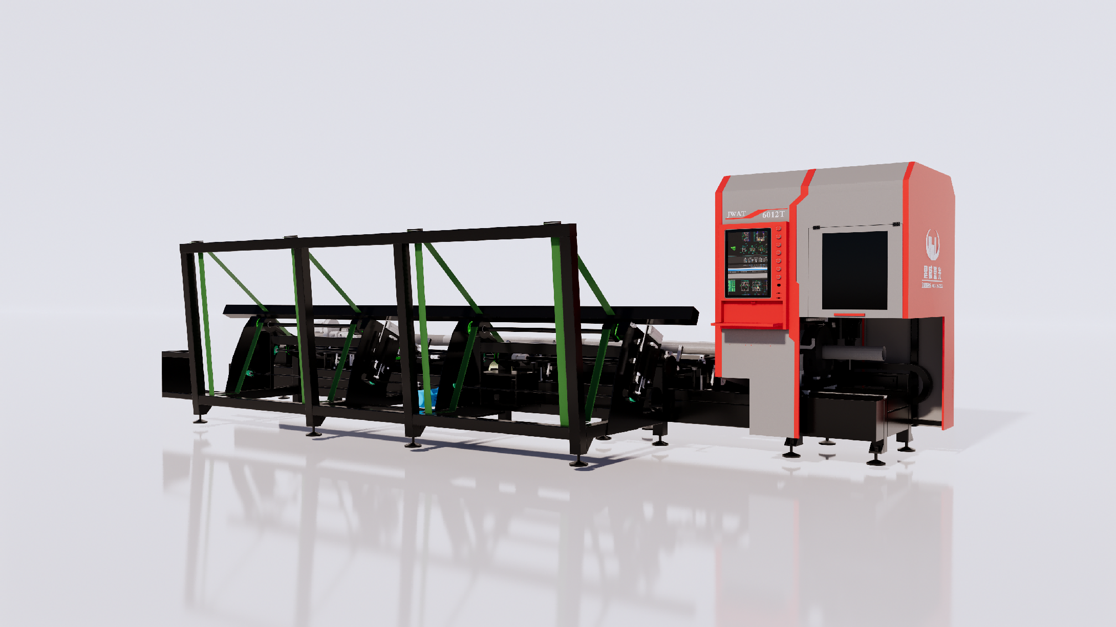 建威 JW-6012两卡全自动上料切管机B